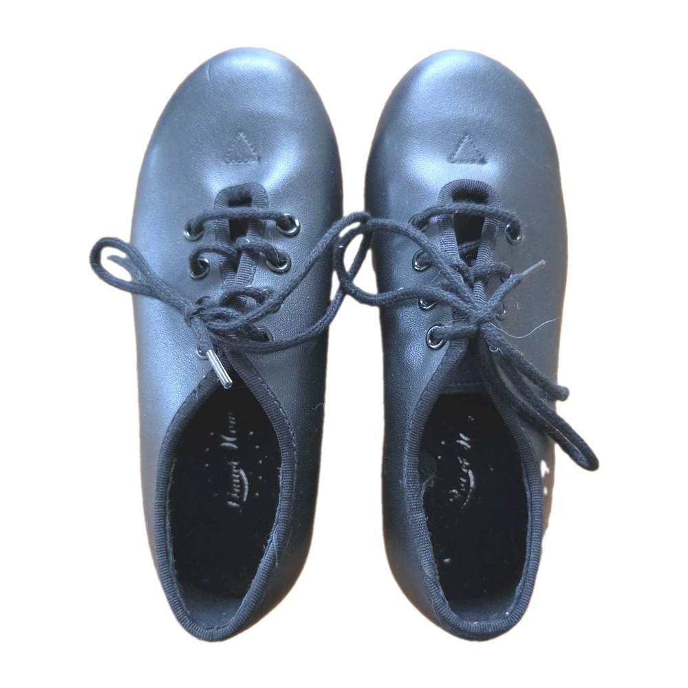 Bloch Techno Tap Dance Shoes Black Lace Up Dance Now Kid's Size 11 M *read*
